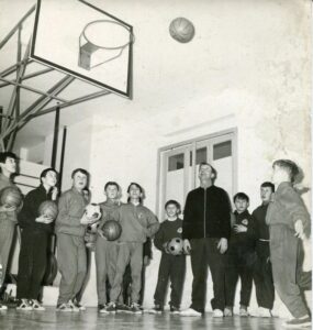 Sansepolcro l'omaggio della città al basket