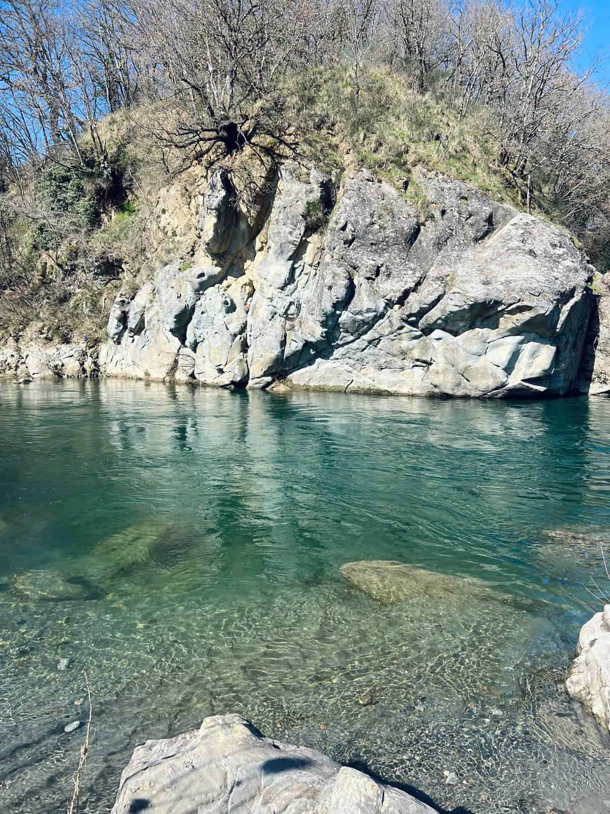 area naturale fra Ponte Buriano