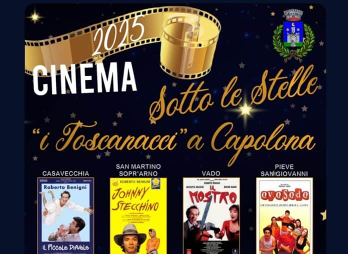 Capolona la rassegna Cinema sotto le stelle