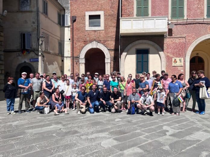 Delegazione del Comune gemellato tedesco di Kämpfelbach a Civitella