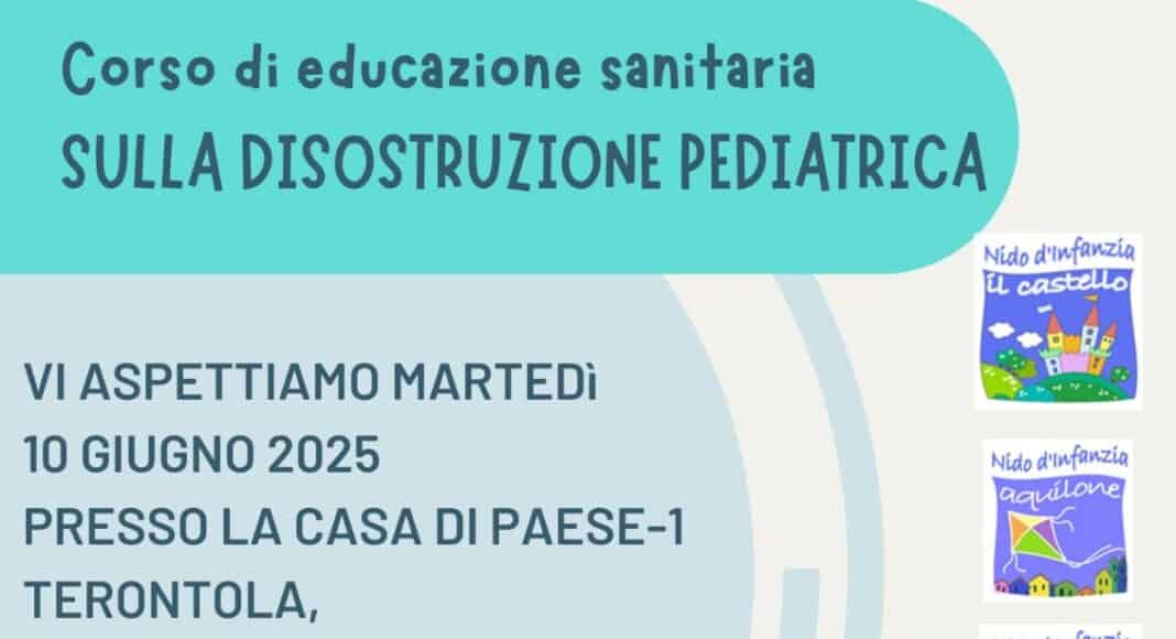 Cortona, corso sulle manovre salvavita e disostruzione