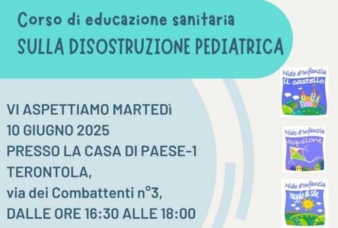 Cortona, corso sulle manovre salvavita e disostruzione