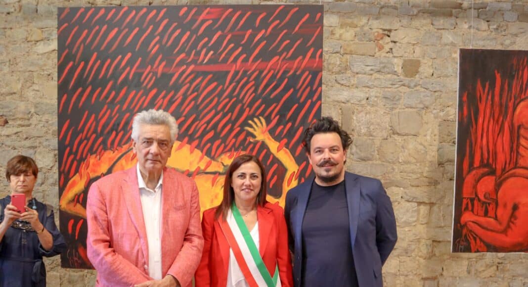 Fanfani, pennellate d’Inferno nel cuore di Lucignano