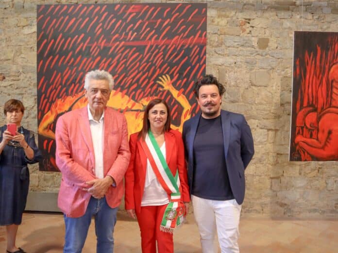 Fanfani, pennellate d’Inferno nel cuore di Lucignano