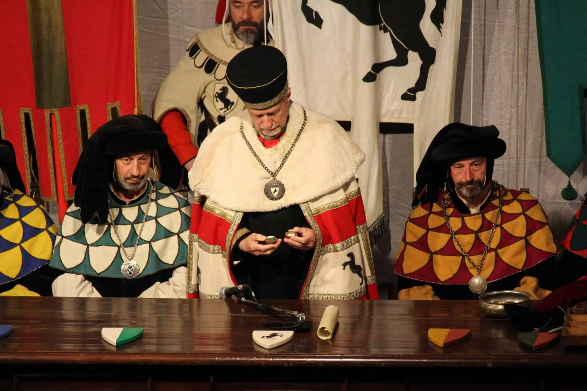Giostra del Saracino - Estarazione delle Carriere