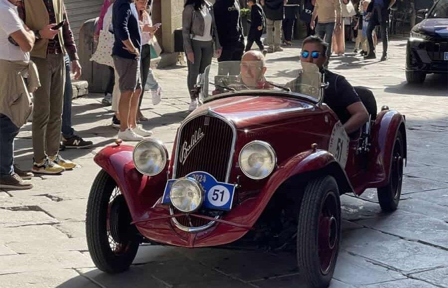 Arezzo ospita per qualche ora la 1000 Miglia giovedì 19 giugno