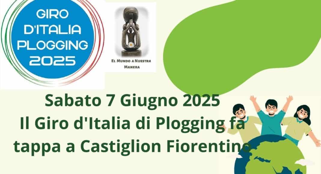 Ritorna a Castiglion Fiorentino “Il Giro d’Italia Plogging”