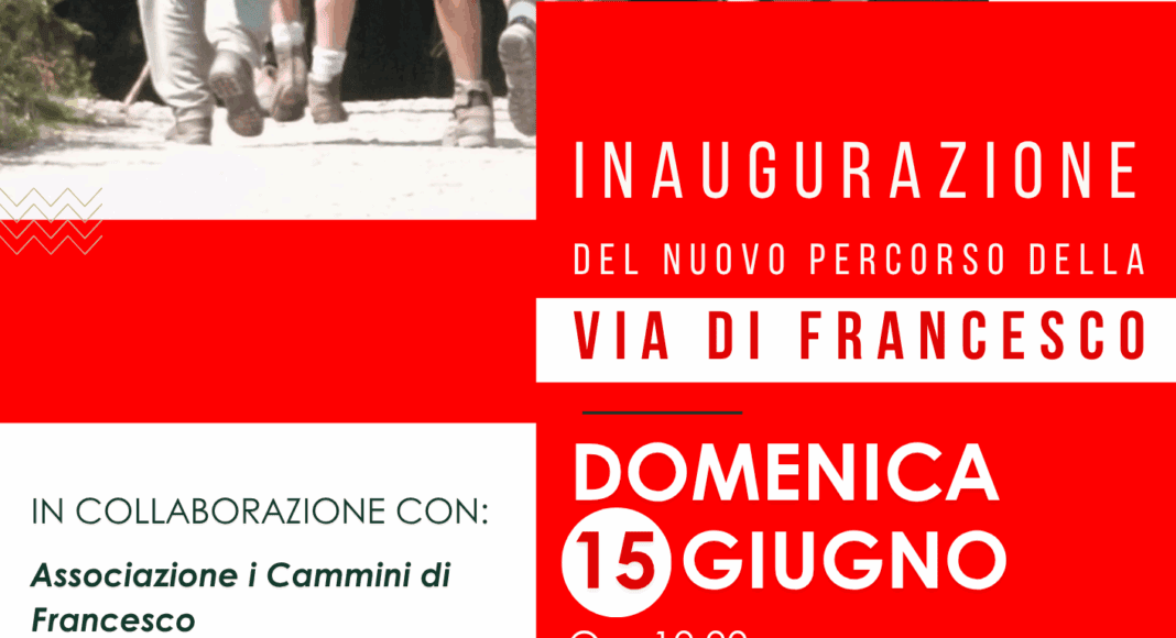 Sansepolcro inaugura il nuovo tratto della Via di Francesco