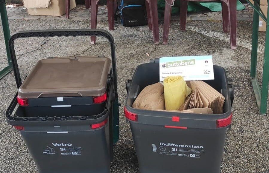 Sansepolcro, nuovi contenitori per la raccolta differenziata