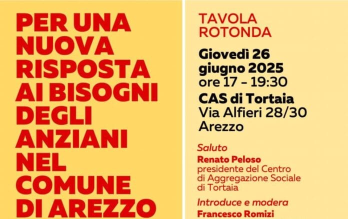 Tavola rotonda a Tortaia sui bisogni degli anziani