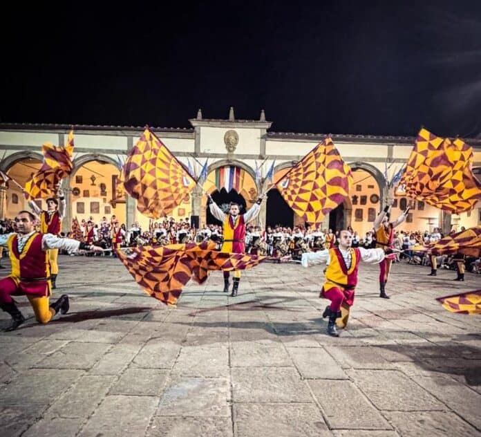 Trionfa Porta Romana alla gara Musici e Sbandieratori di Castiglioni