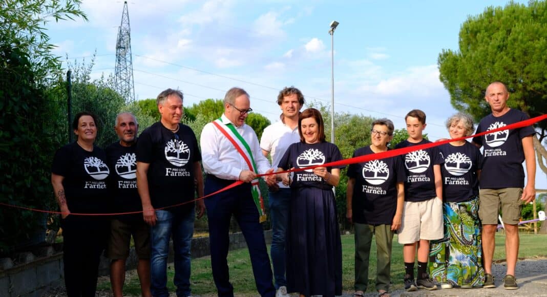 Cortona, la Proloco di Farneta ha riqualificato il parco pubblico