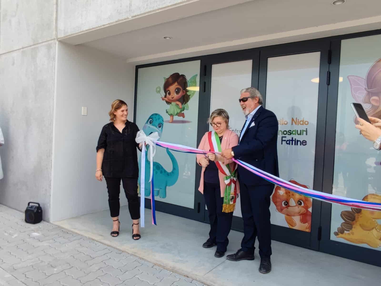 Inaugurato ad Olmo il nido d’infanzia della Fondazione Sanarelli