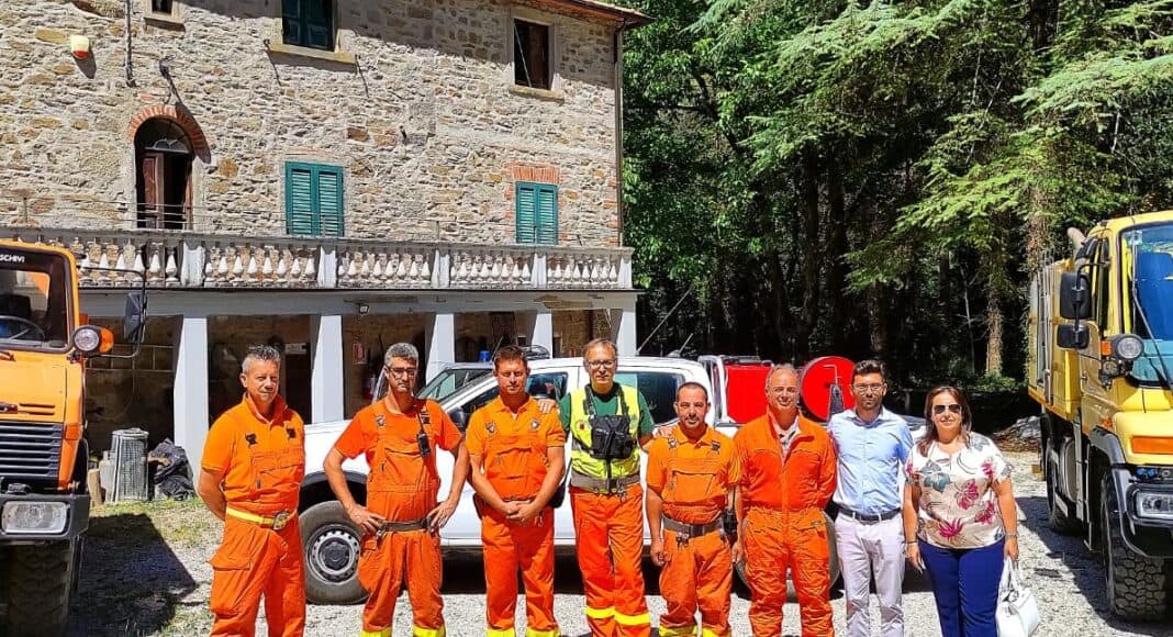 Presentata la squadra antincendio del Comune di Arezzo