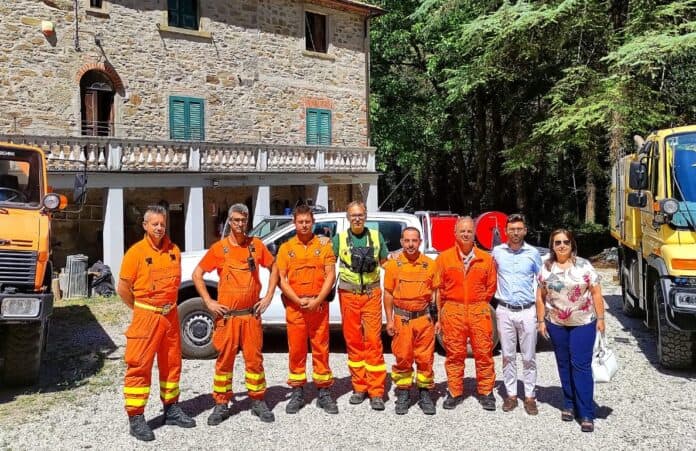 Presentata la squadra antincendio del Comune di Arezzo