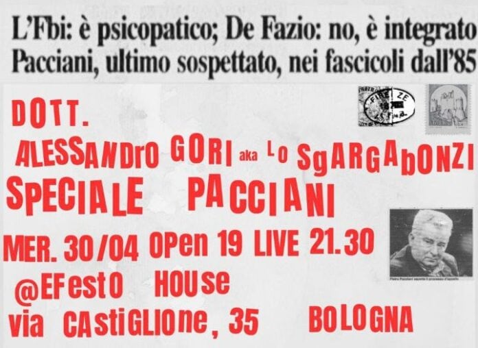Castiglion Fiorentino in scena Lo Sgargabonzi - Speciale Pacciani