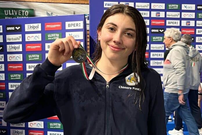 Sofia Napoli della Chimera Nuoto convocata nella nazionale giovanile