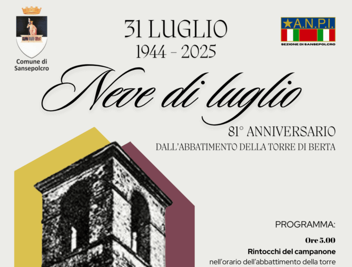 81esimo anniversario dell’abbattimento della Torre di Berta