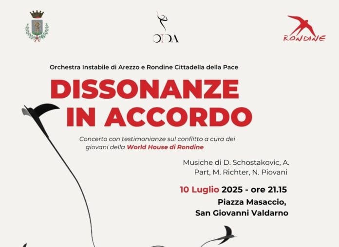 San Giovanni Valdarno concerto di Oida in piazza Masaccio