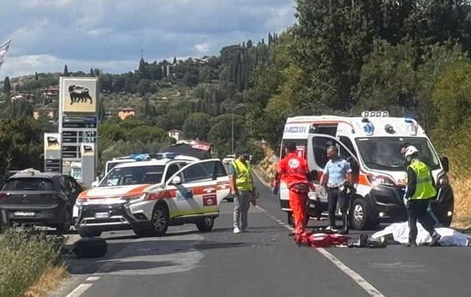 Incidente mortale ad Arezzo in località Madonna di Mezzastrada