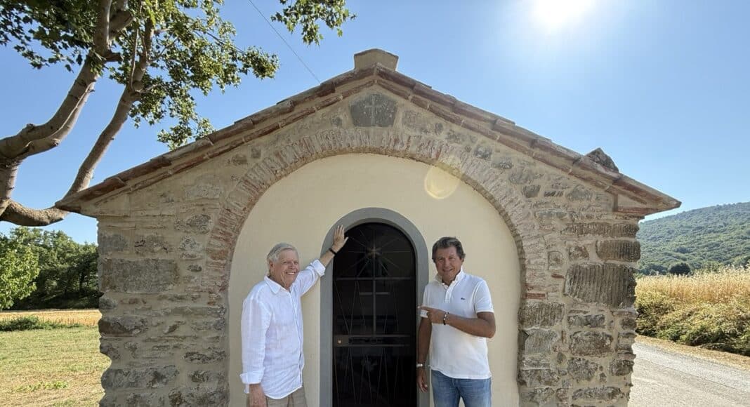 Val di Chio, restaurata la storica Maestà all’incrocio per Gaggioleto