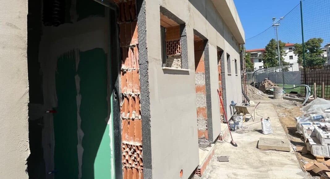 Terranuova Bracciolini: A buon punto gli spogliatoi del Brandini