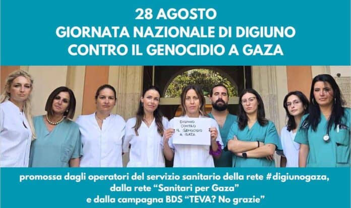 giornata nazionale di digiuno contro il genocidio a Gaza