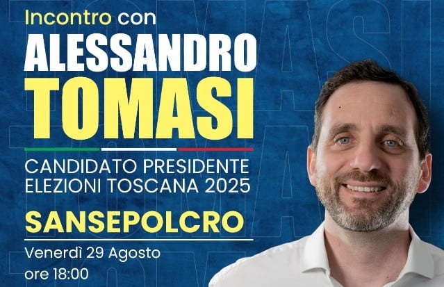 A Sansepocro Alessandro Tomasi candidato alle regionali