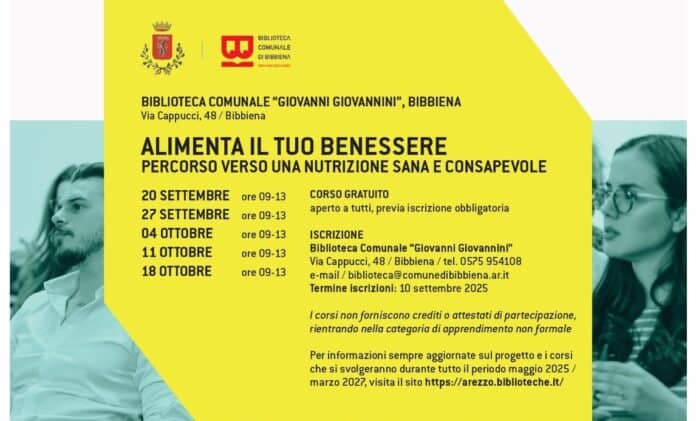 Biblioteca di Bibbiena alimentazione e benessere
