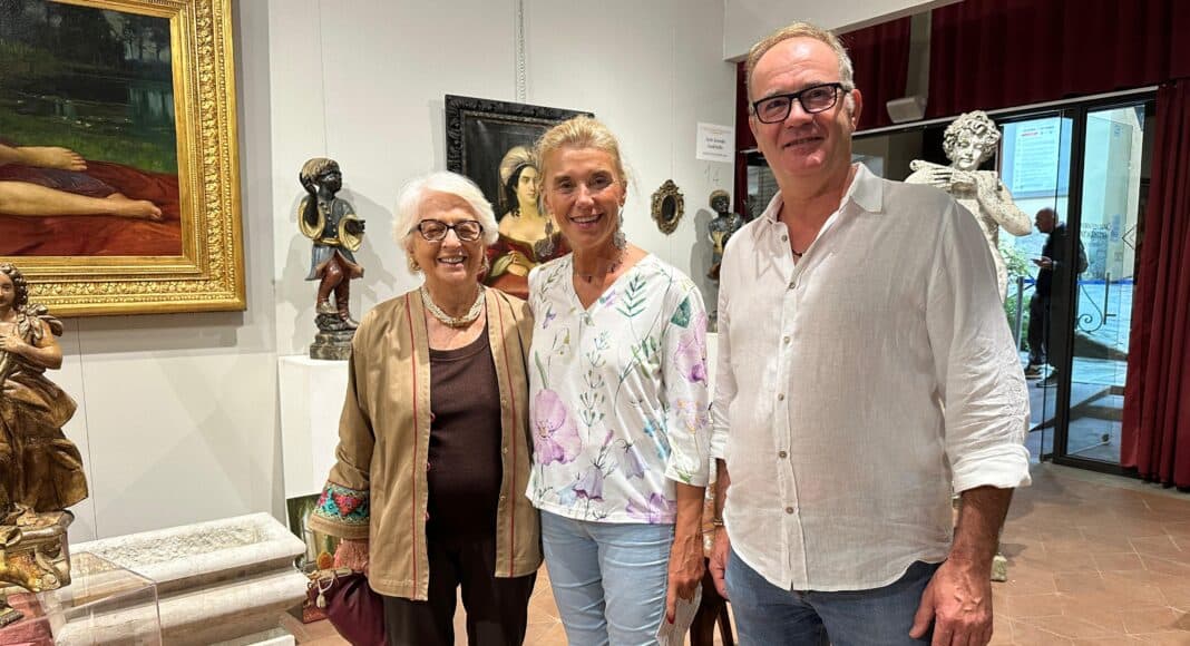 Elisabetta Belloni in visita a Cortonantiquaria