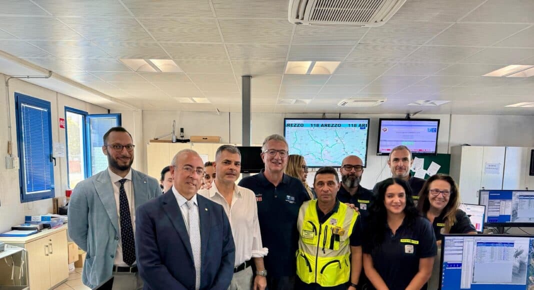 Prefetto in visita al 118