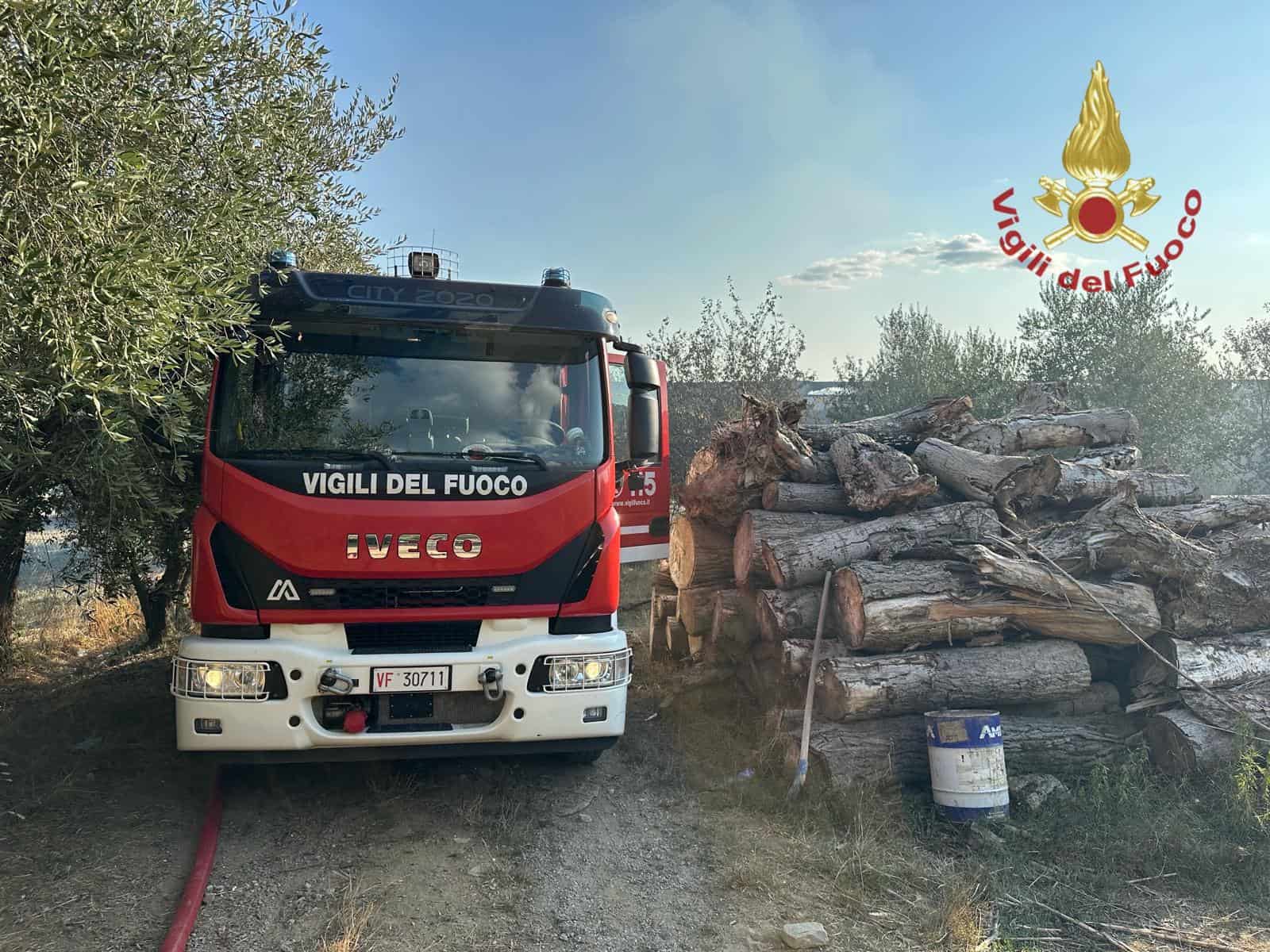 incendio annesso agricolo