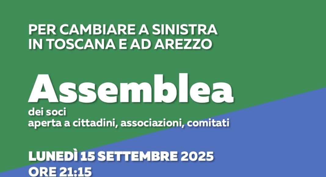 Assemblea di Arezzo 2020 a sostegno di Francesco Romizi