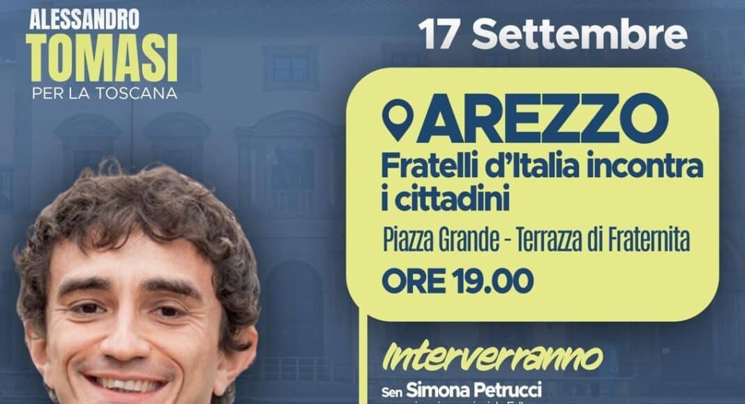 Capogruppo di FDI alla Camera, Galeazzo Bignami, incontra i cittadini