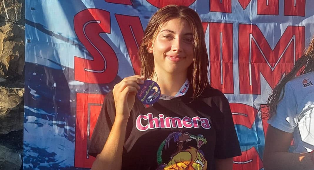 La Chimera Nuoto vince due medaglie in mare alla Romito Swim Race