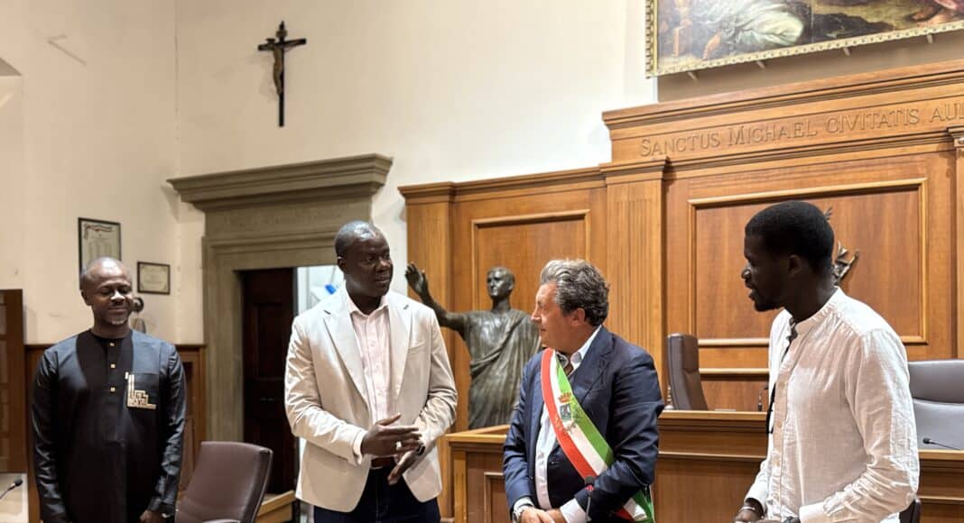 Delegazione del Comune di Dalifort - Foirail a Castiglion Fiorentino