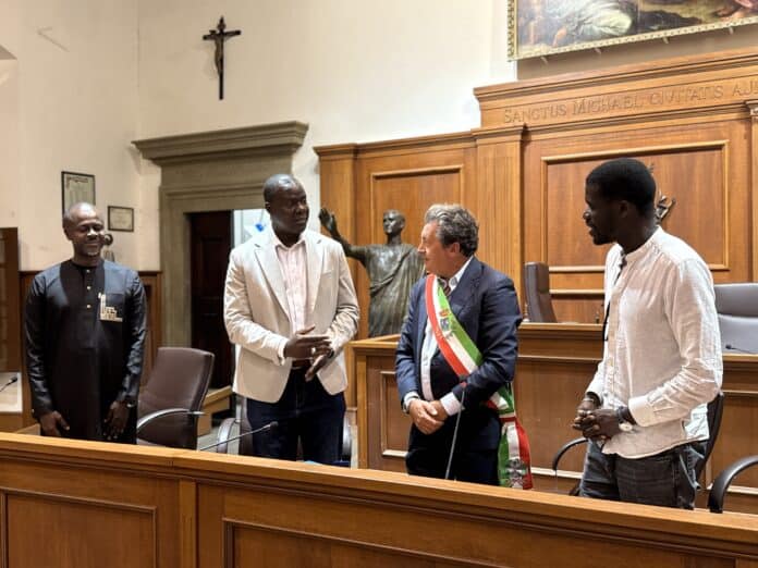 Delegazione del Comune di Dalifort - Foirail a Castiglion Fiorentino