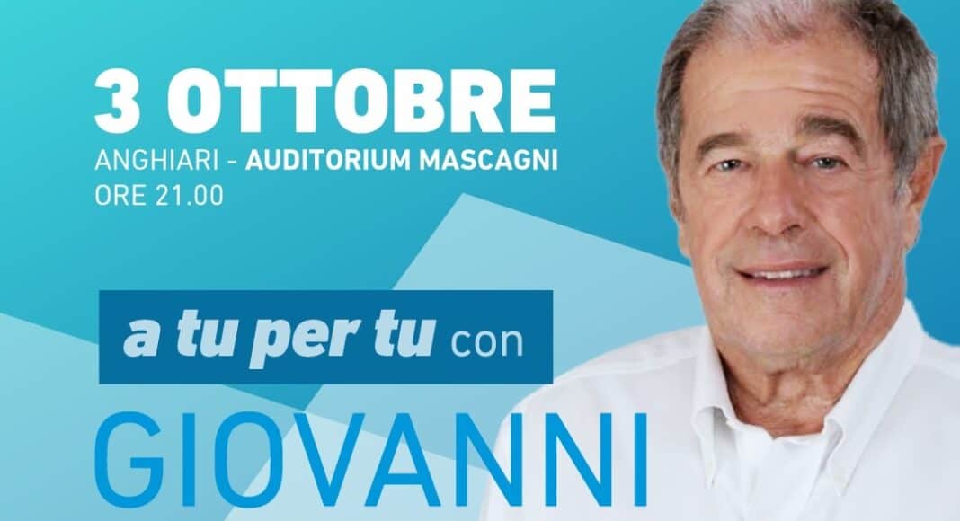 Giovanni Minoli ospite ad Anghiari venerdì 3 ottobre