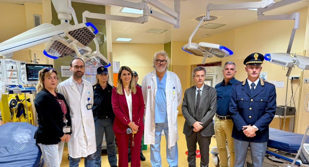 Il questore Tatarelli in visita al Pronto Soccorso e alla Centrale 118