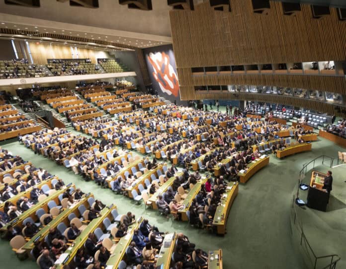ASSEMBLEA GENERALE DELL' ONU, AULA