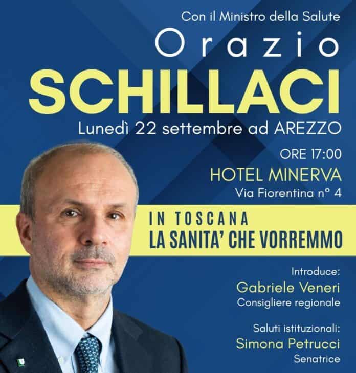 ministro Schillaci in visita ad Arezzo