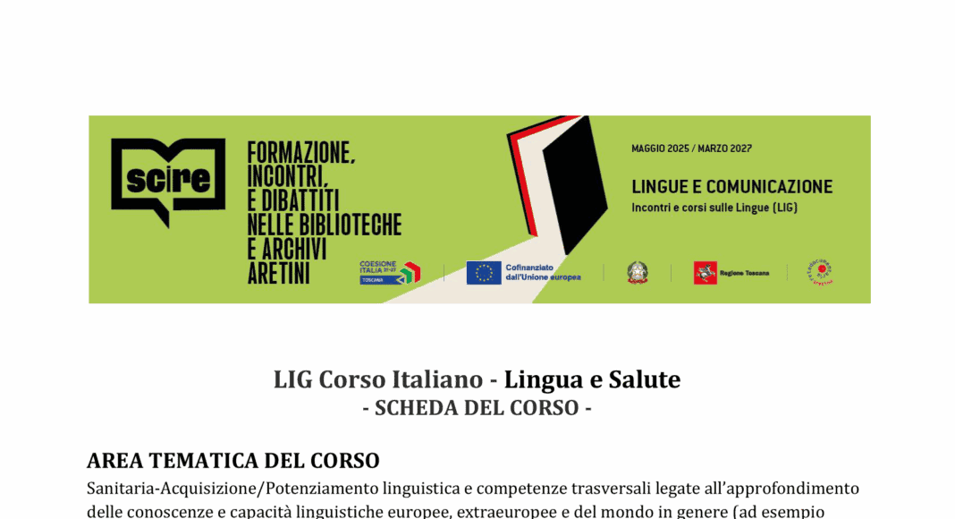 Sansepolcro Italiano Lingua integrazione