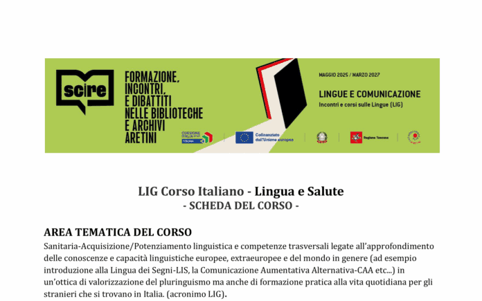 Sansepolcro Italiano Lingua integrazione