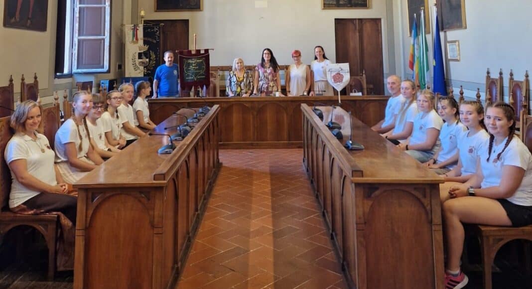 Sansepolcro - coristi del gruppo ceco Krumlovsti Pistci