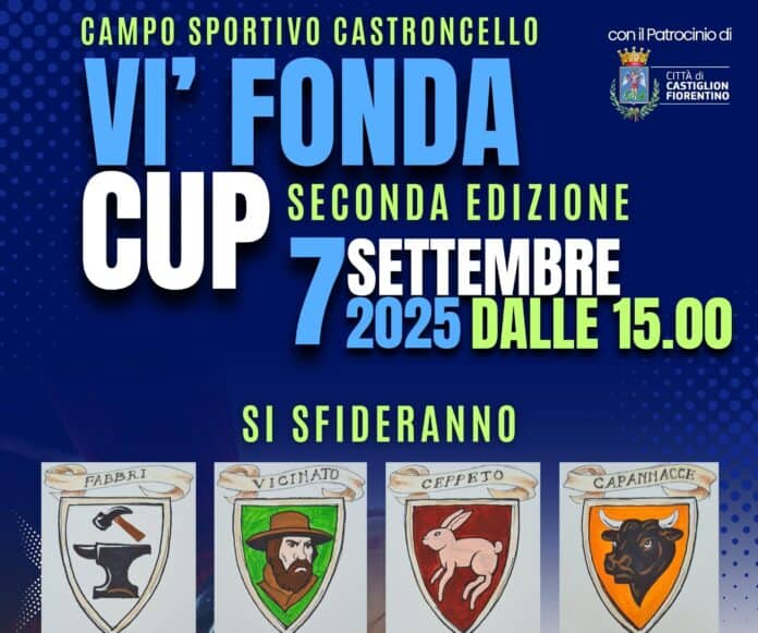 Seconda edizione della ‘vi' Fonda Cup’ a Castroncello