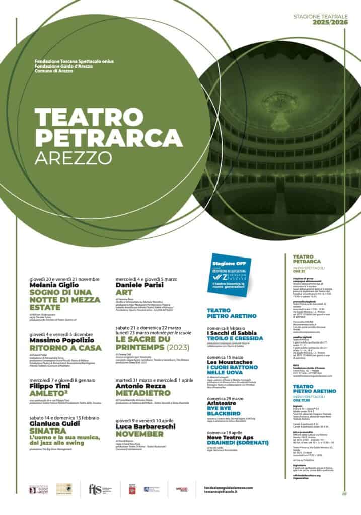 Stagione teatrale Teatro Petrarca 2025-2026