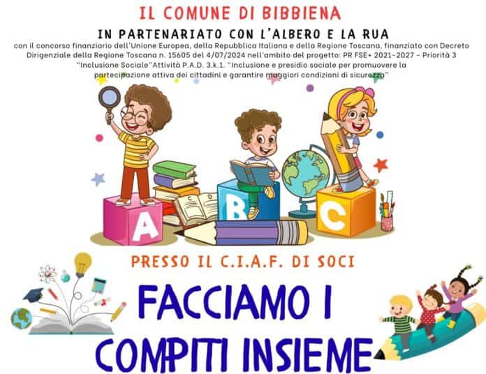 Al C.I.A.F. di Soci un supporto ai compiti totalmente gratuito