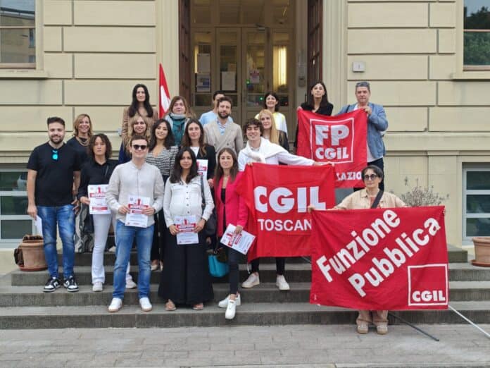 precari giustizia presidio Sciopero e manifestazione dei precari PNRR della Giustizia