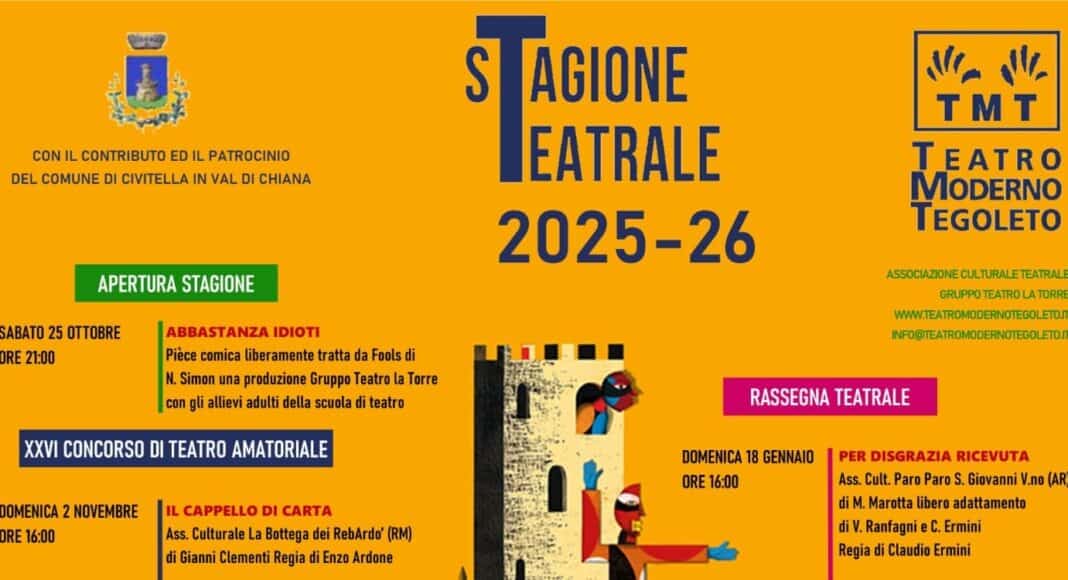 La nuova Stagione del Teatro Moderno di Tegoleto