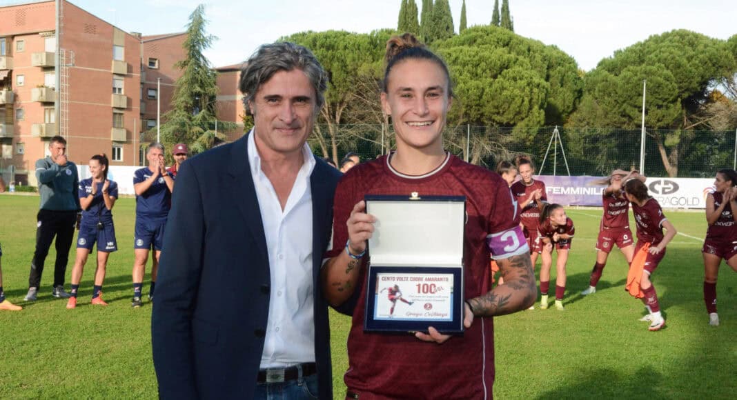 ACF Arezzo_Costanza Razzolini_100 reti in amaranto